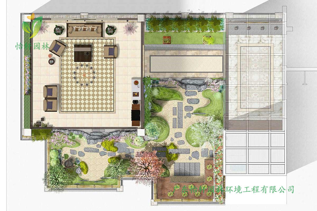 庭院景觀設計效果圖