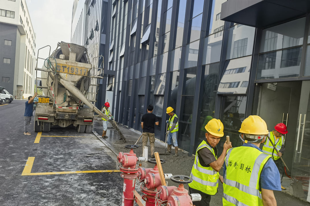 園林綠化工程施工現場